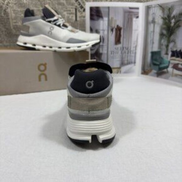 ON Running Cloud Cloudnova Women's White Sand Running Sneaker - Picture 5 of 6